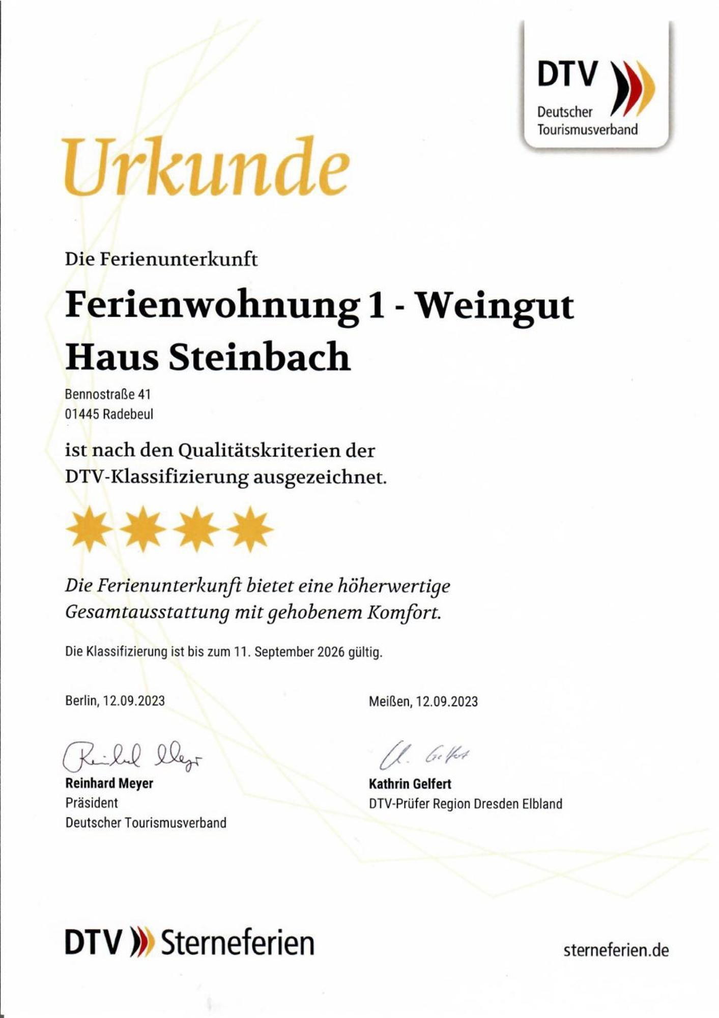 Weingut Haus Steinbach Villa Radebeul Cameră foto