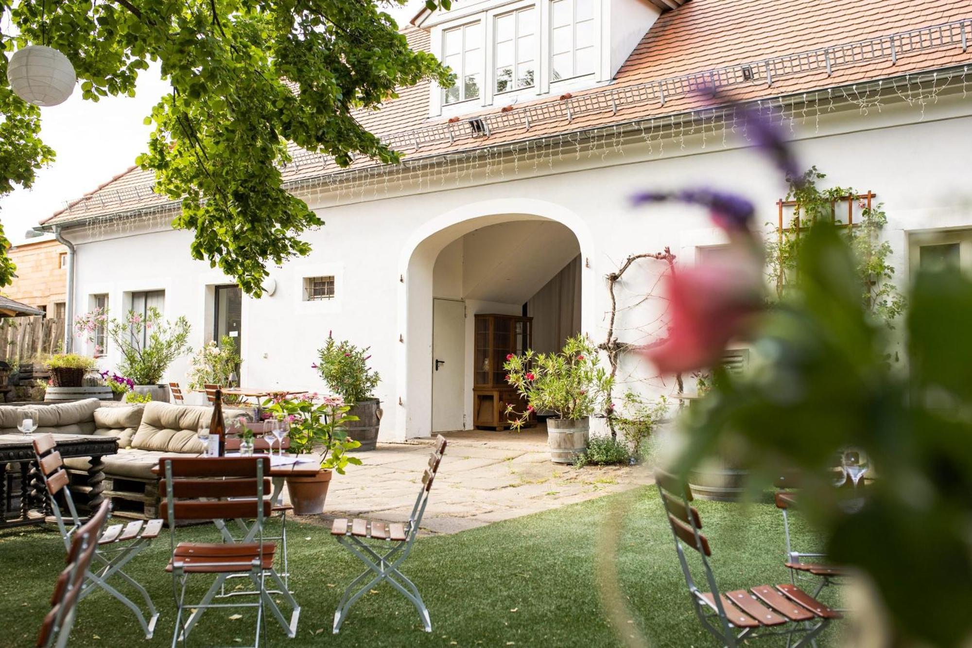 Weingut Haus Steinbach Villa Radebeul Exterior foto